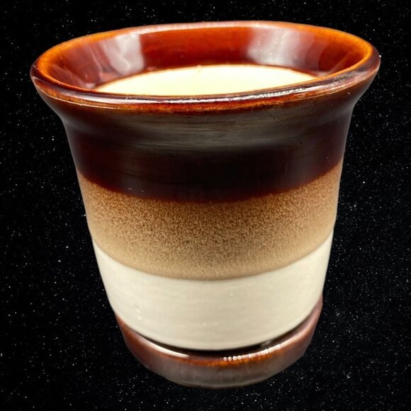 Hand Crafted CPD Natural White Clay Art Pottery Small Planter 4”T 4”W - Picture 2 of 6